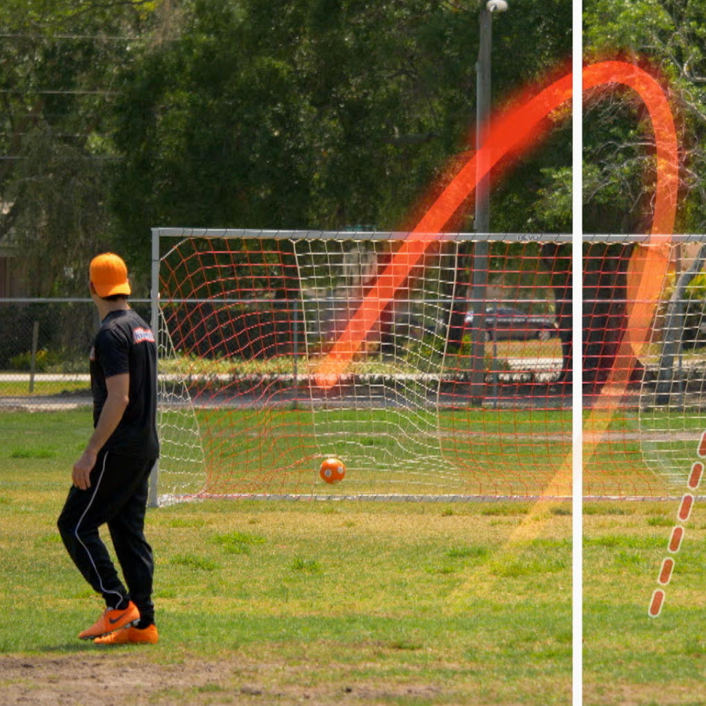 KickerBall - Balón con efecto que marca una trayectoria curva