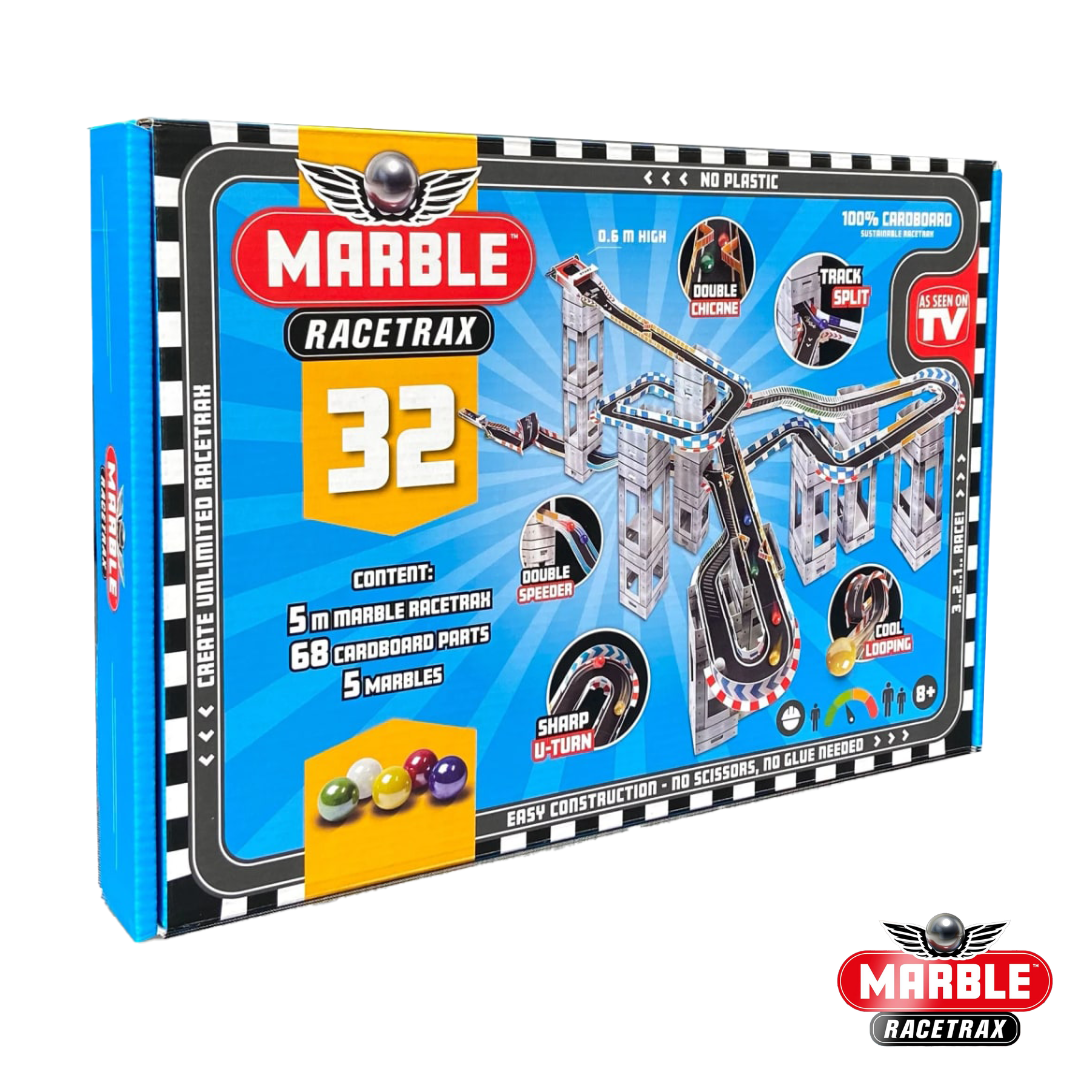 Circuito de Canicas Marble Racetrax – Set 32 + Booster Pack