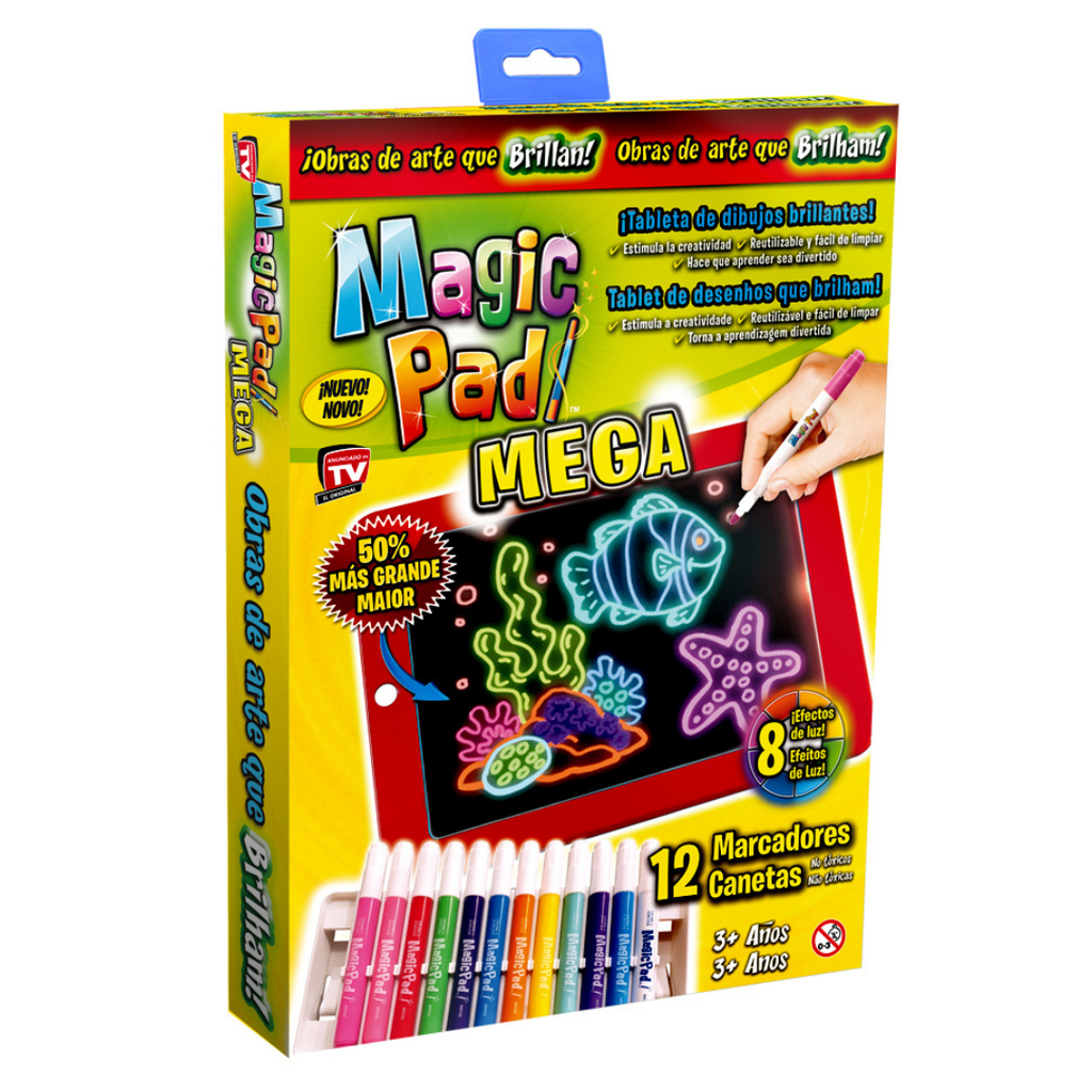Magic Pad - Tableta de dibujo luminoso para creatividad sin límites