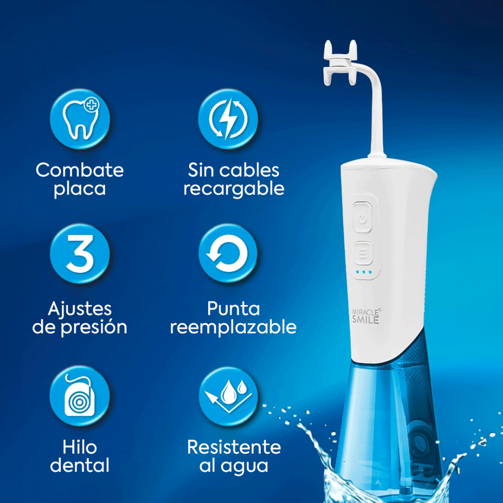 Miracle Smile - Irrigador dental doble