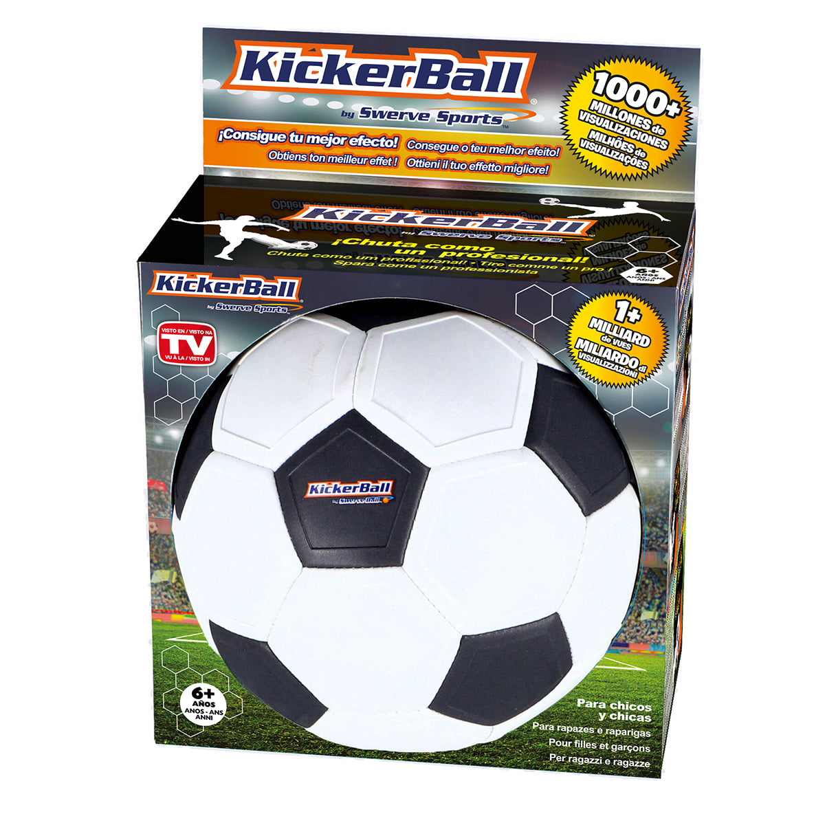 KickerBall - Balón con efecto que marca una trayectoria curva