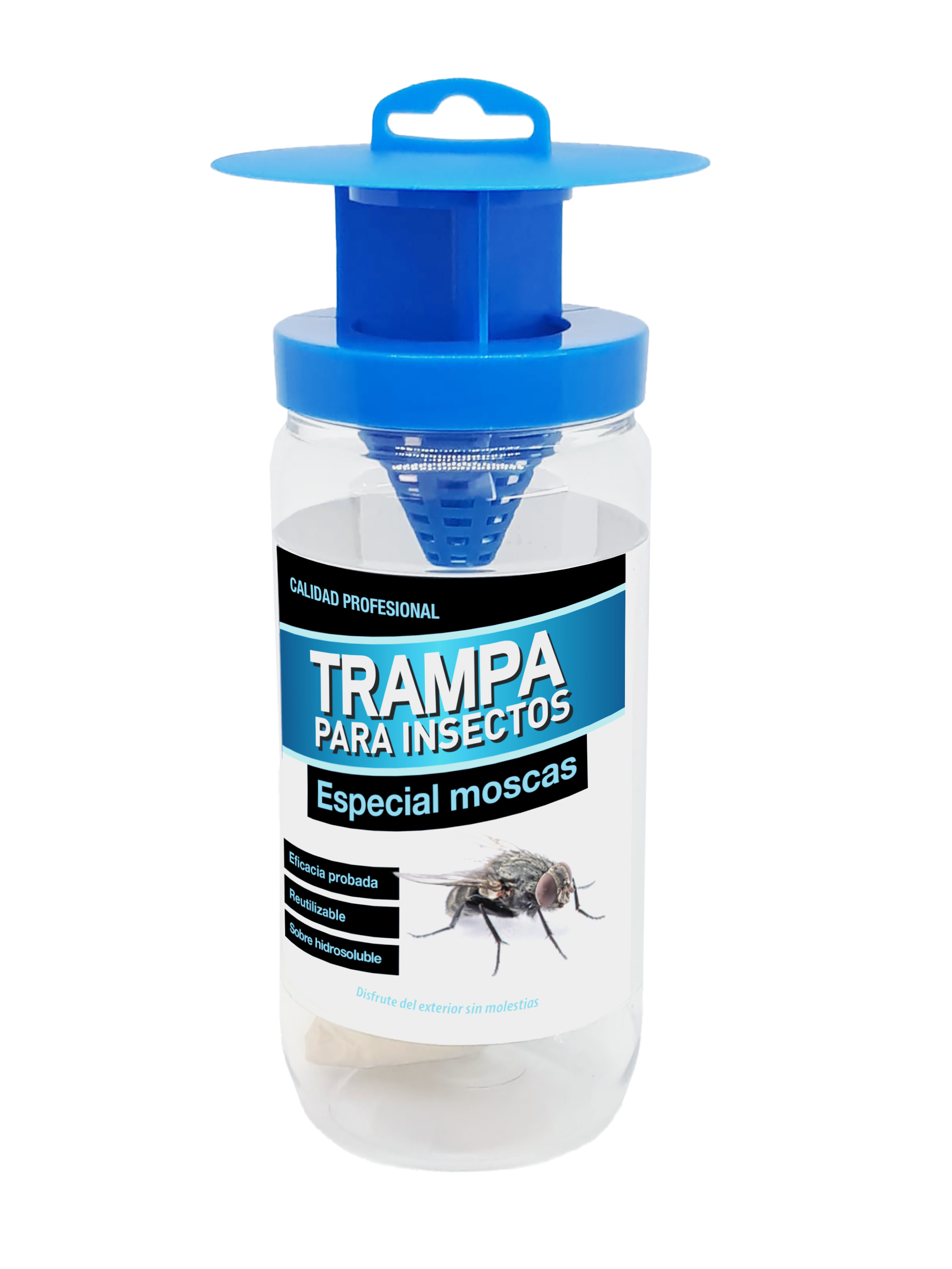 Trampa para Moscas Reutilizable con Cebo Natural – 40 g