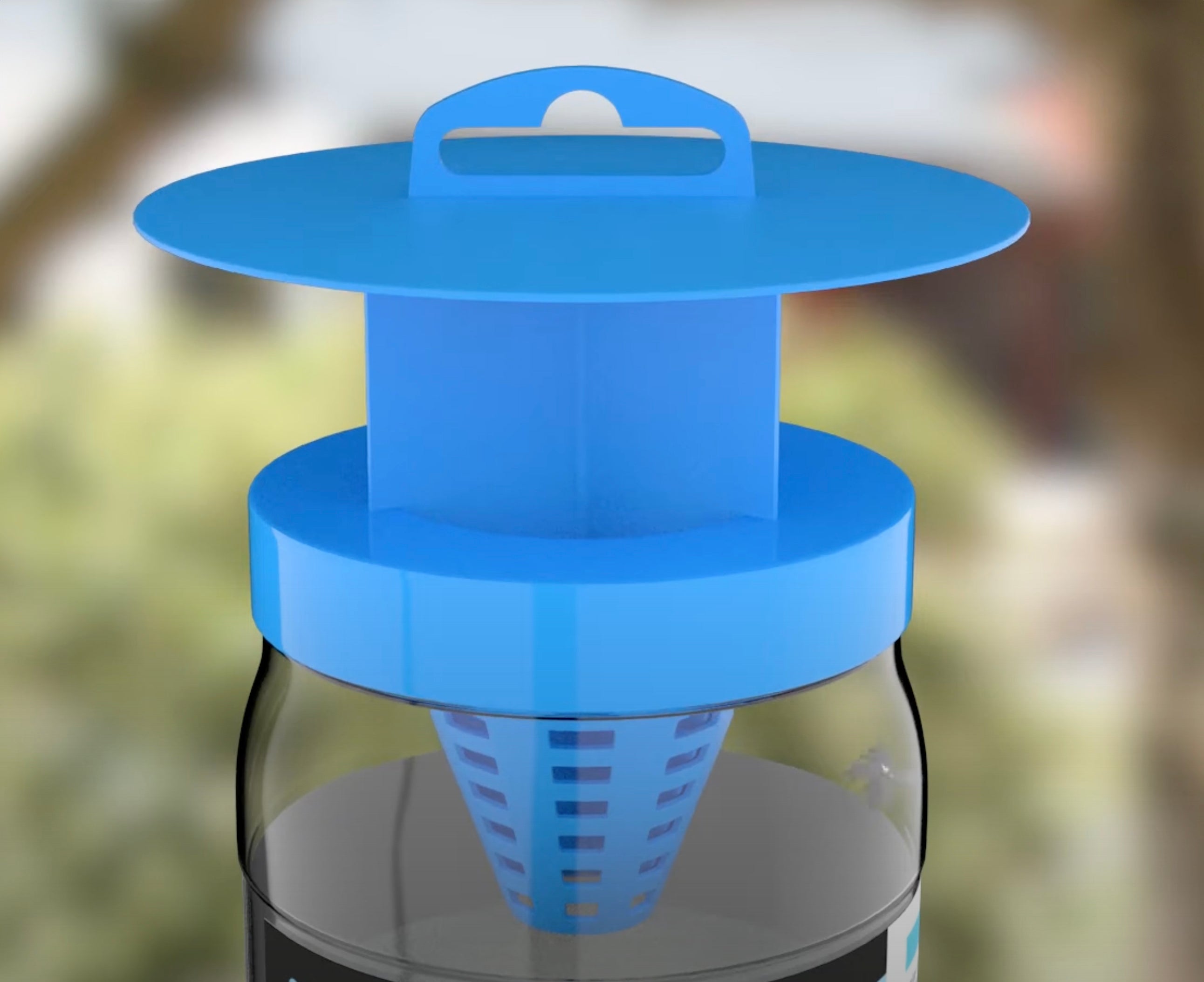 Trampa para Moscas Reutilizable con Cebo Natural – 40 g